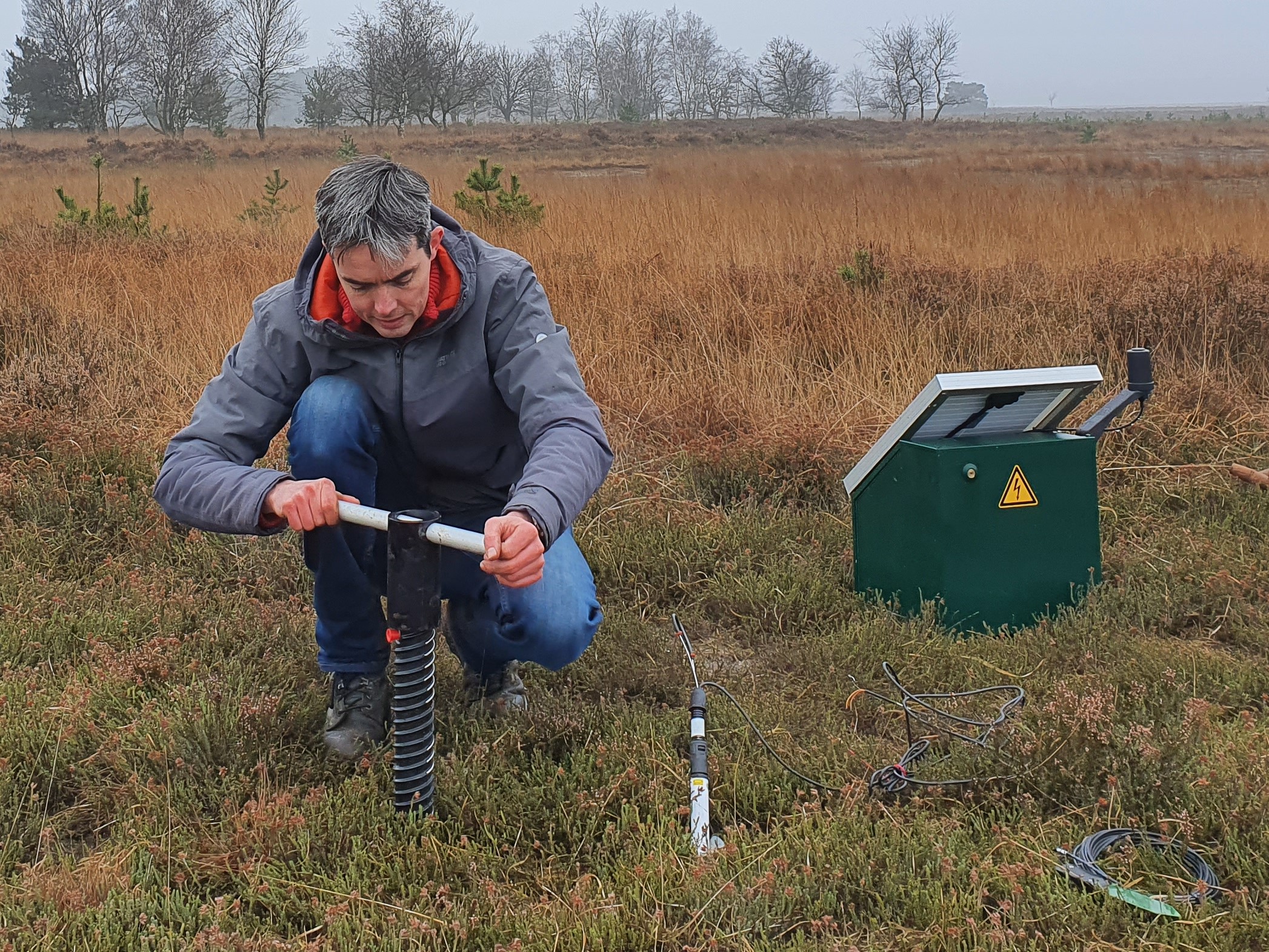 Bodemvocht meetstation Regte Heide